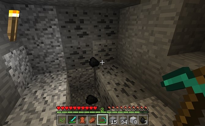 Cómo encontrar carbón y otros minerales en Minecraft