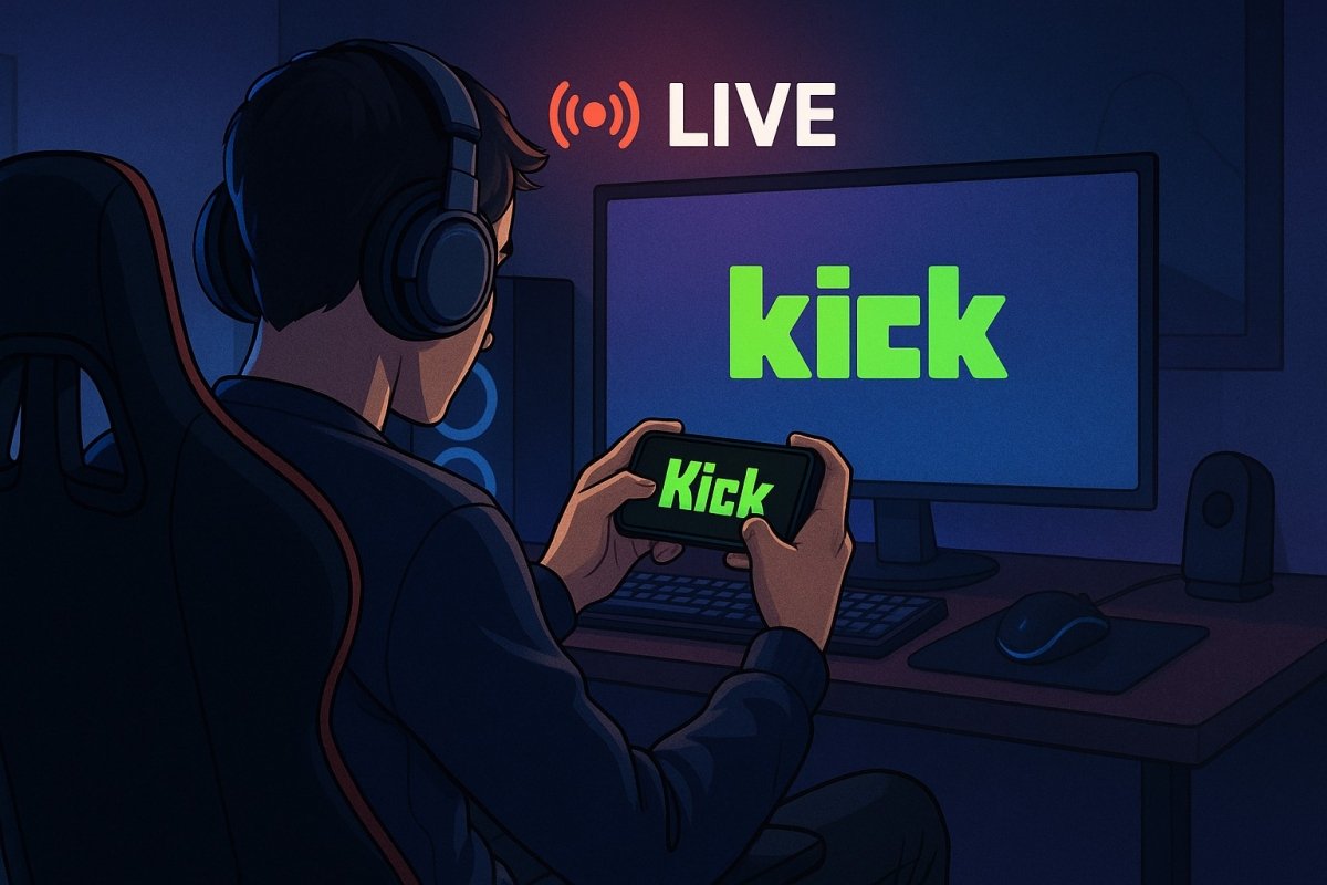 Cómo hacer streams en Kick desde un móvil Android