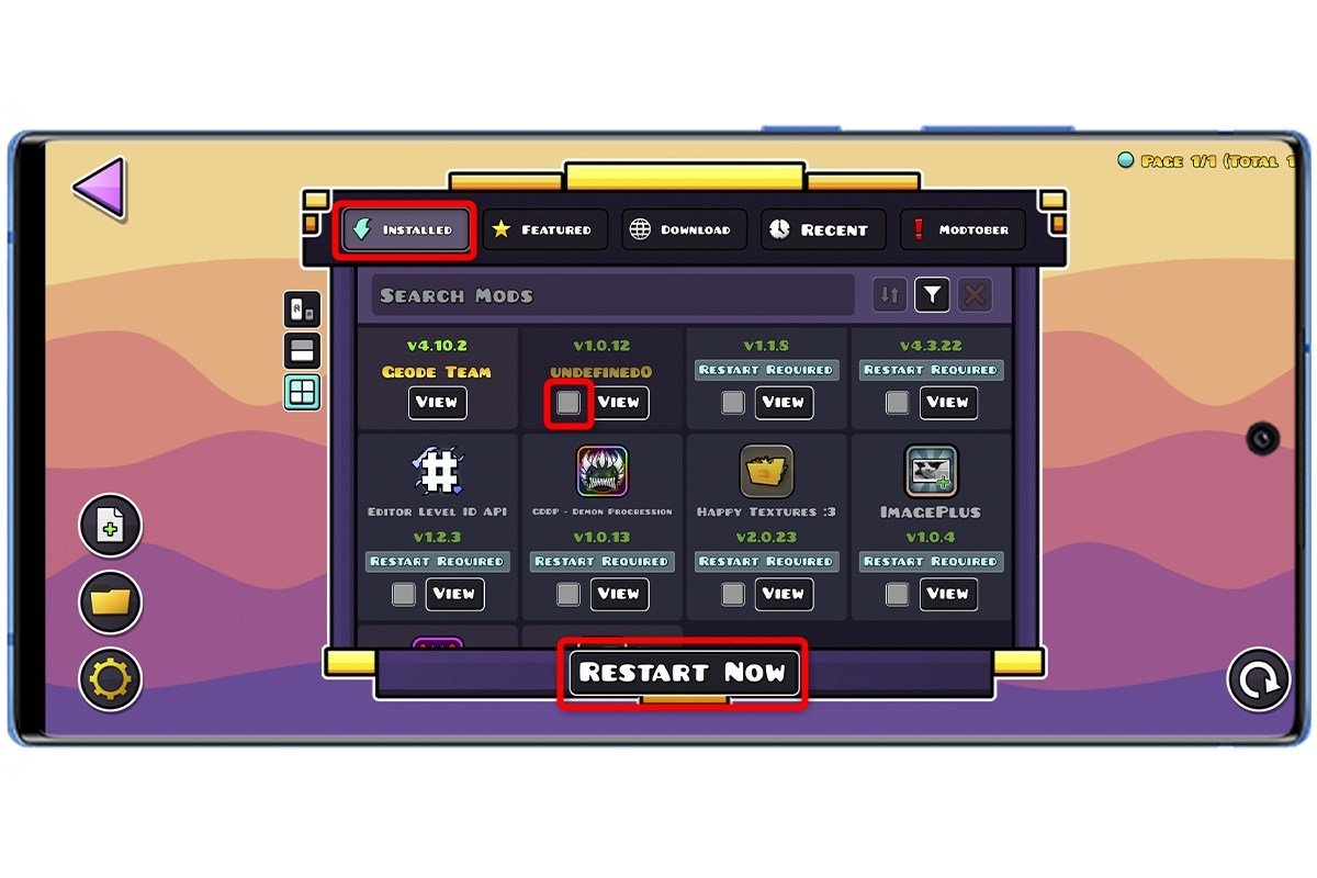 Cómo quitar skins y dejar Geometry Dash como antes