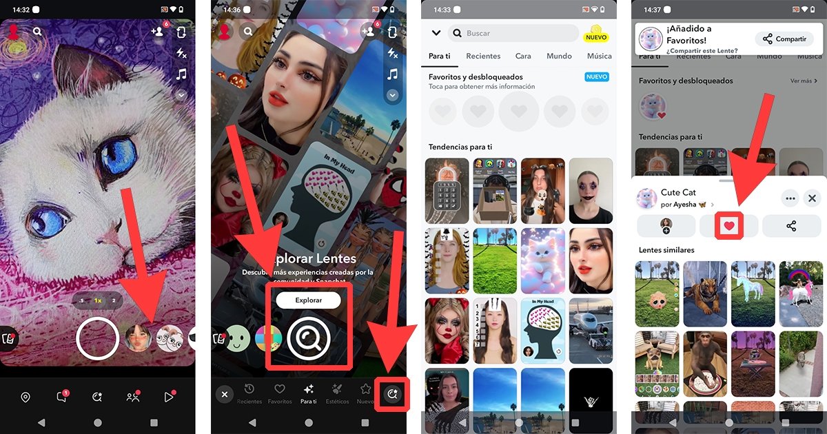 Cómo recuperar los filtros de Snapchat en el móvil