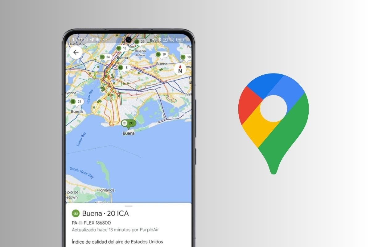 Cómo saber la calidad del aire de una zona con Google Maps