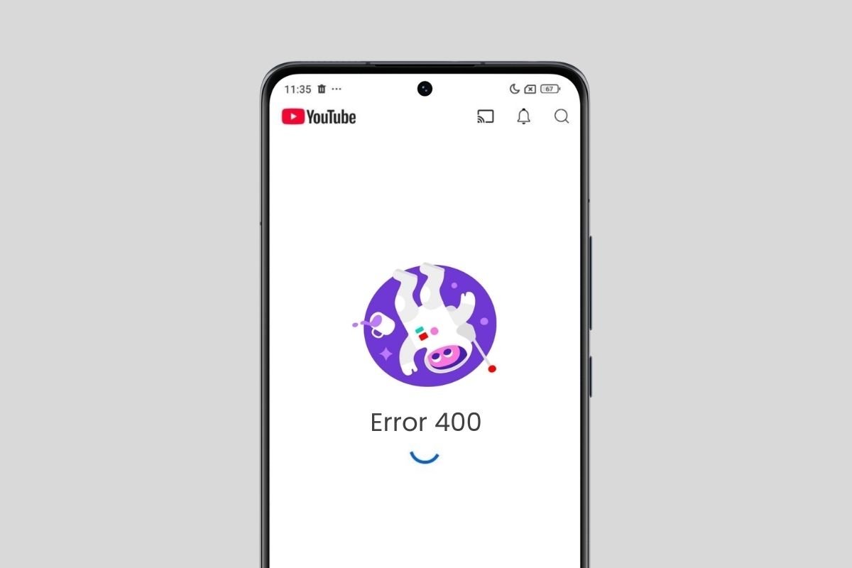 Cómo solucionar el error 400 de YouTube