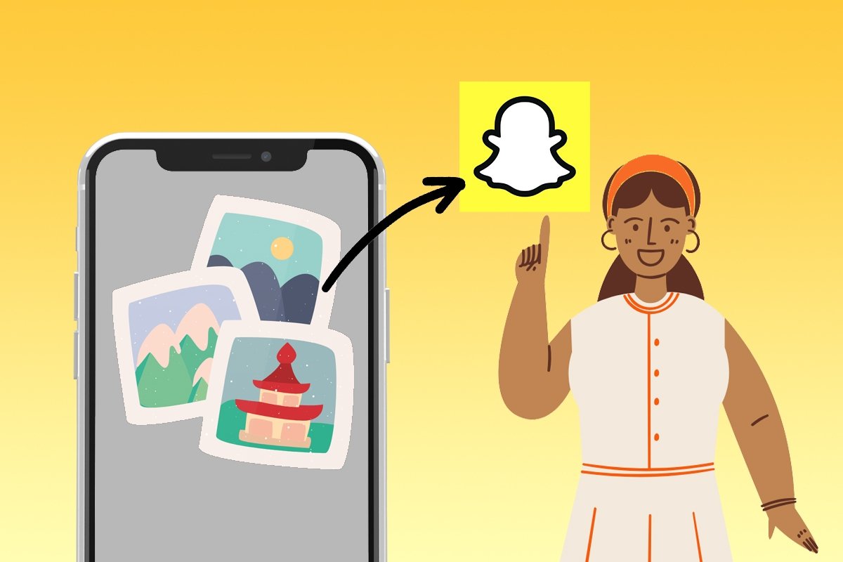 Cómo subir fotos de la galería a Snapchat