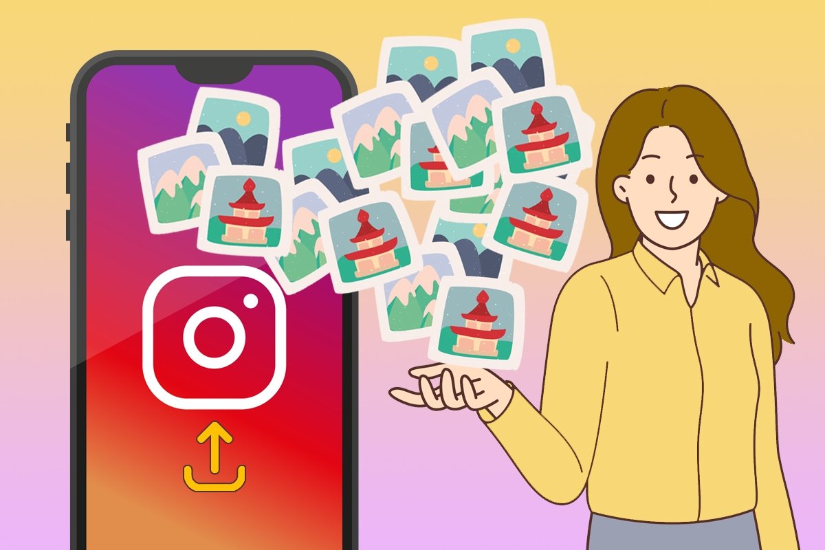 Cómo subir más de 20 fotos a Instagram