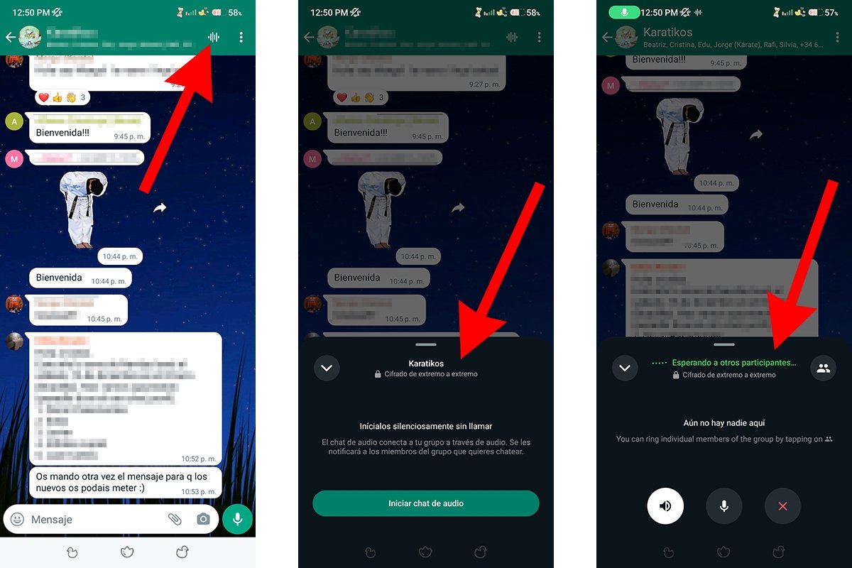 Cómo usar la función de chat de voz en WhatsApp