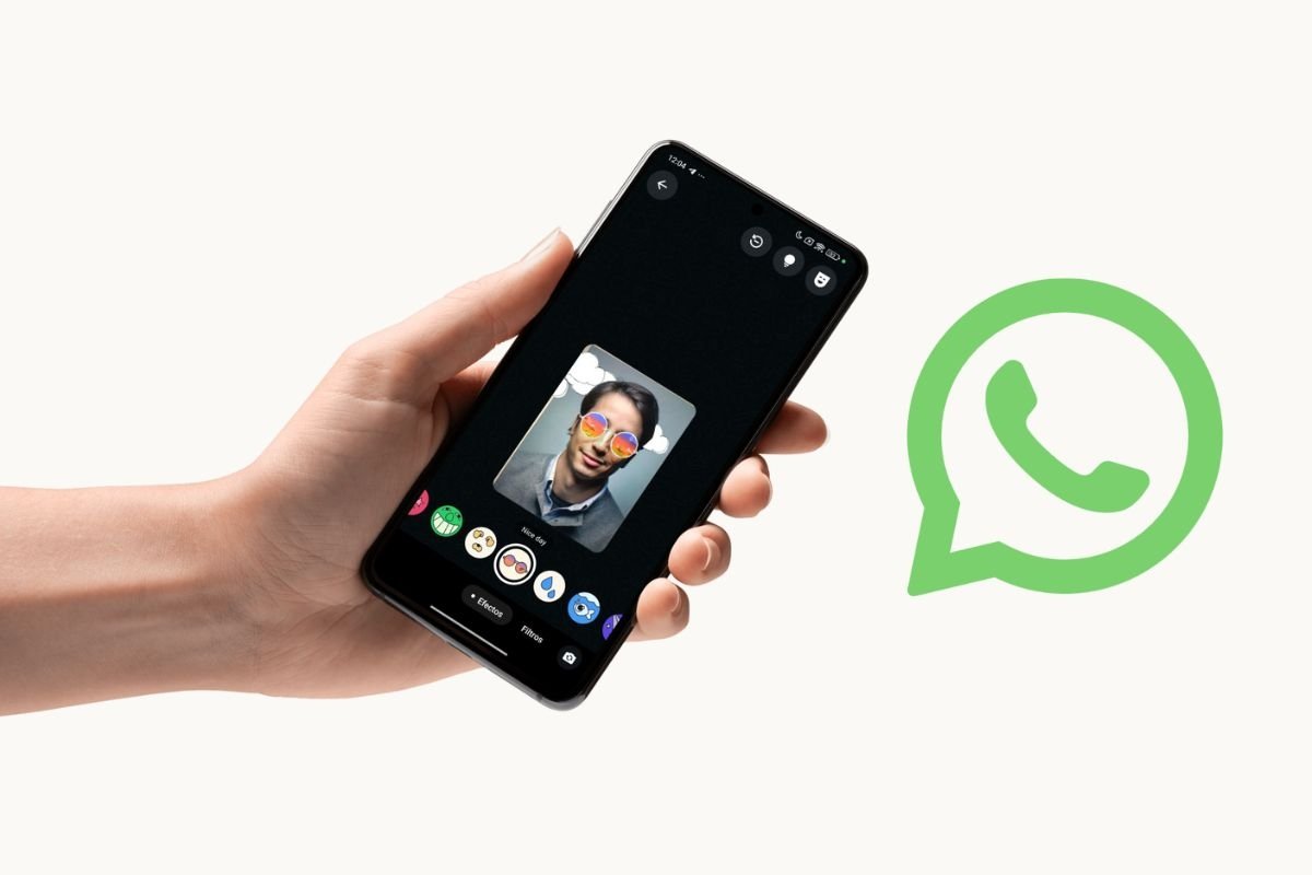 Cómo usar máscaras y efectos de cara en videollamadas de WhatsApp