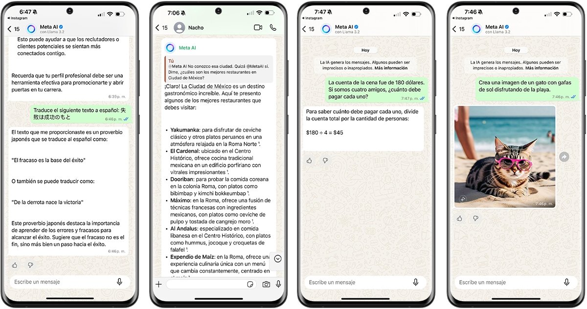 Cómo utilizar Meta AI en WhatsApp qué puede hacer