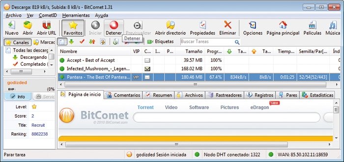 Comparativa P2P 10