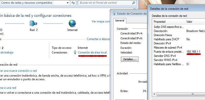 Comprobar dirección para página de configuración de router