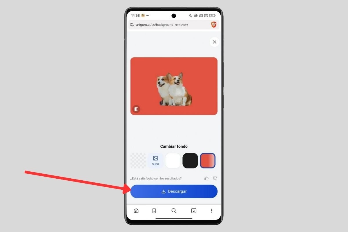 Con esta otra herramienta borras o cambias el fondo de una imagen