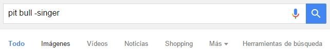 Con este comando quitaremos los resultados que no nos interesan
