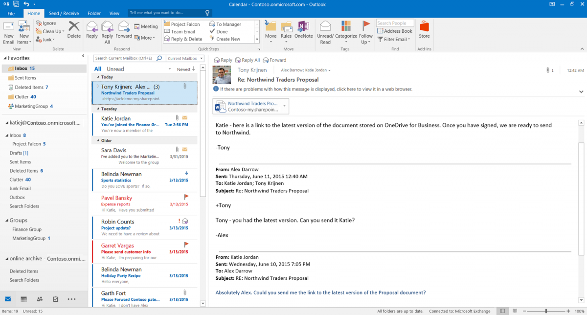 Con Outlook 2016 y Cortana podrán planificarse eventos fácilmente