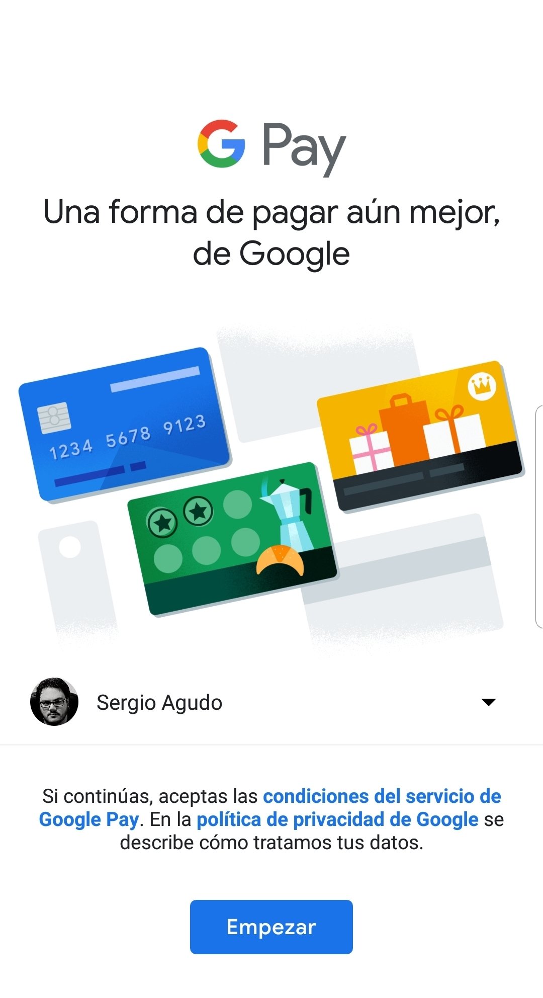 Configruando Android Pay