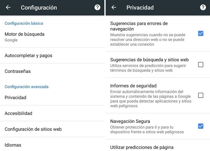 Configurar nuestro navegador apropiadamente es algo básico