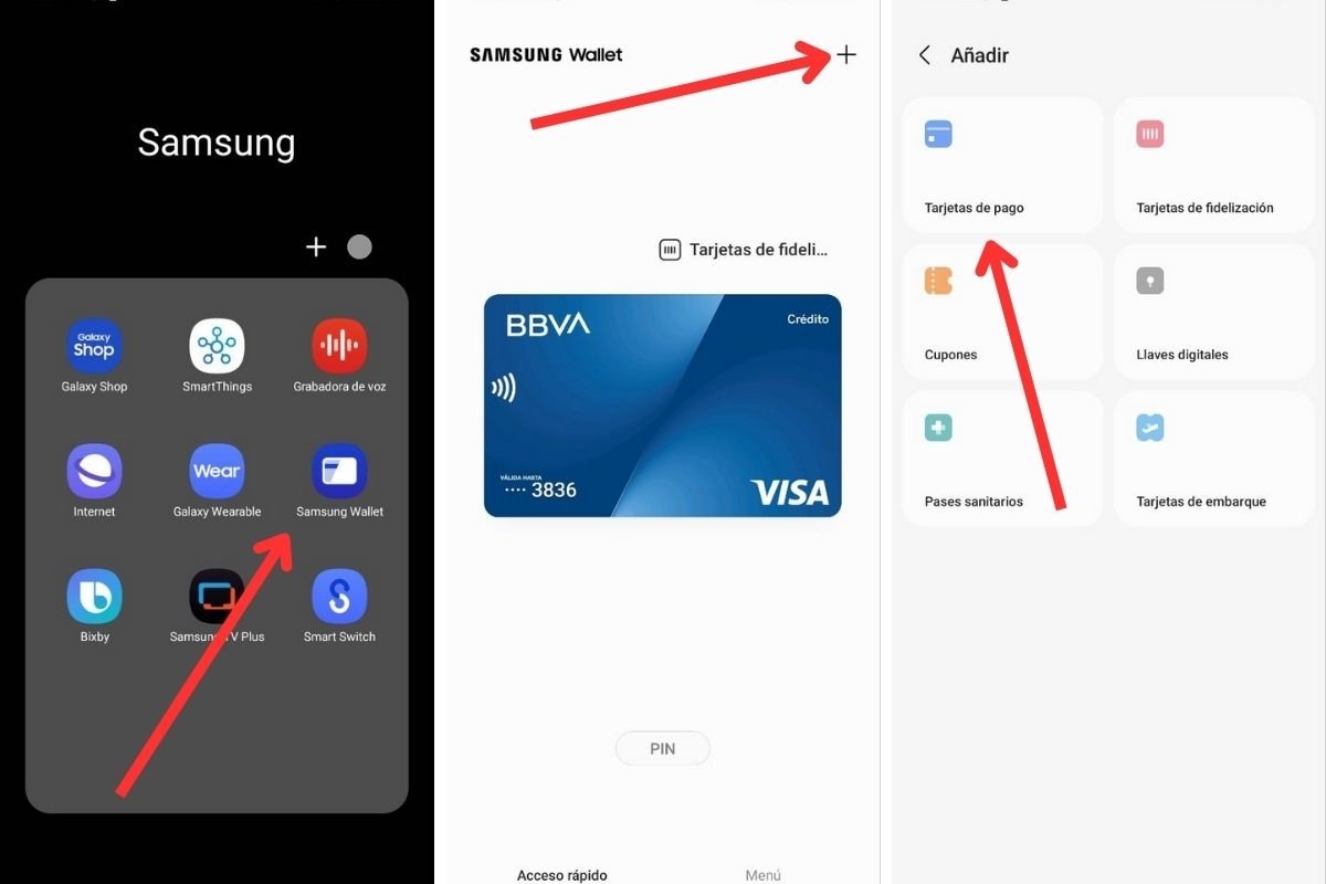 Configurar tarjeta en Samsung Wallet