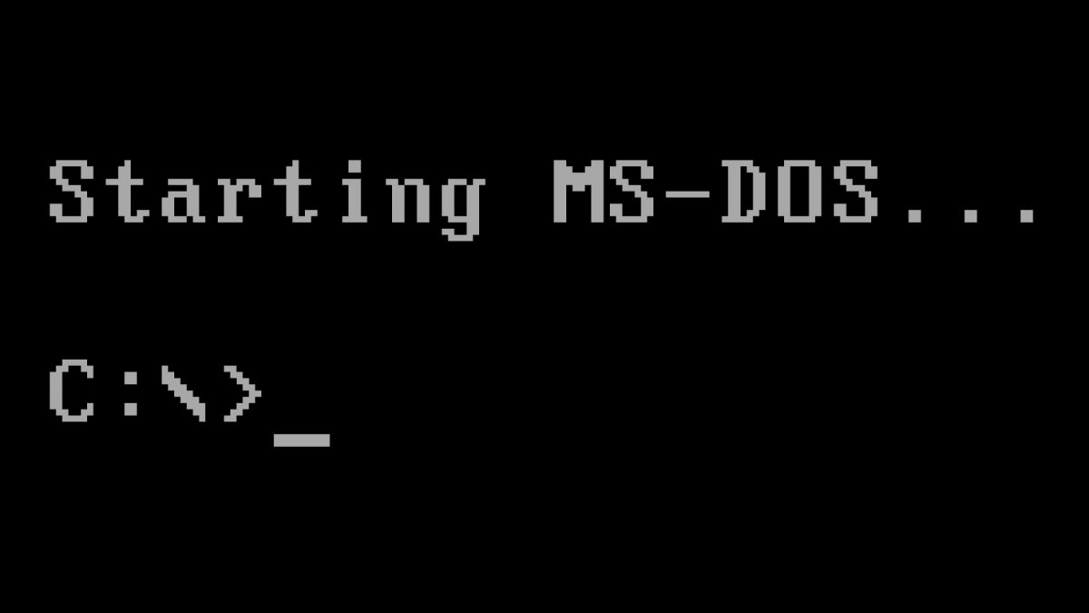 Consola de comandos de MS-DOS