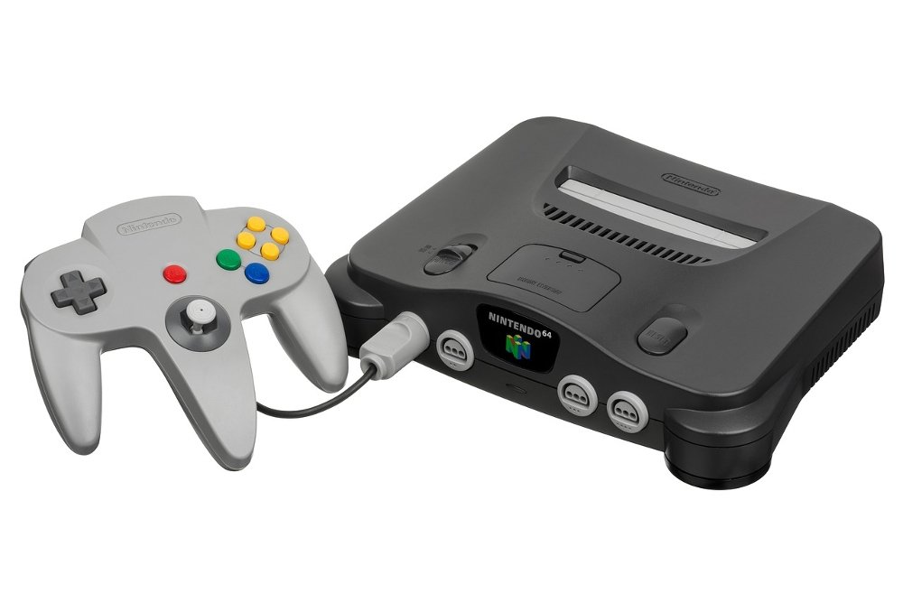 Consola Nintendo 64 con su mando