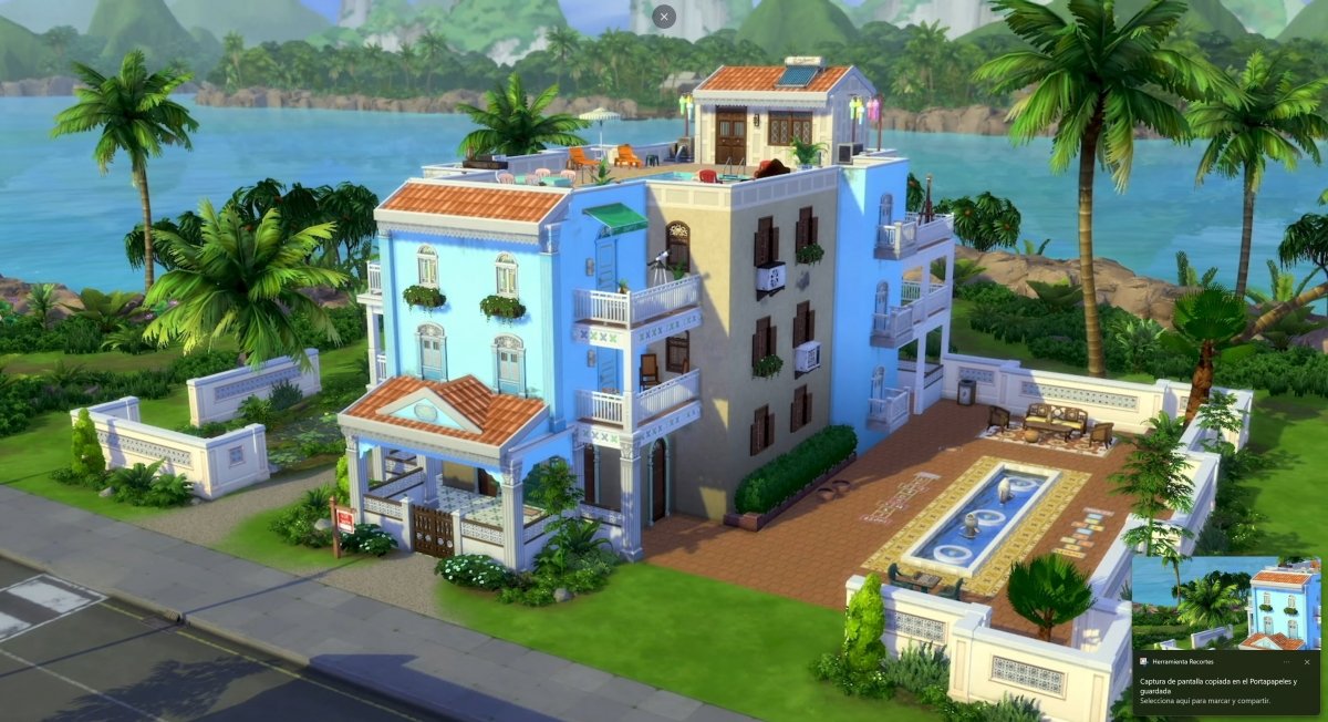 Construyendo una casa en Los Sims 4