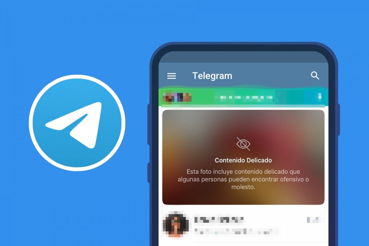 Contenido sensible en Telegram