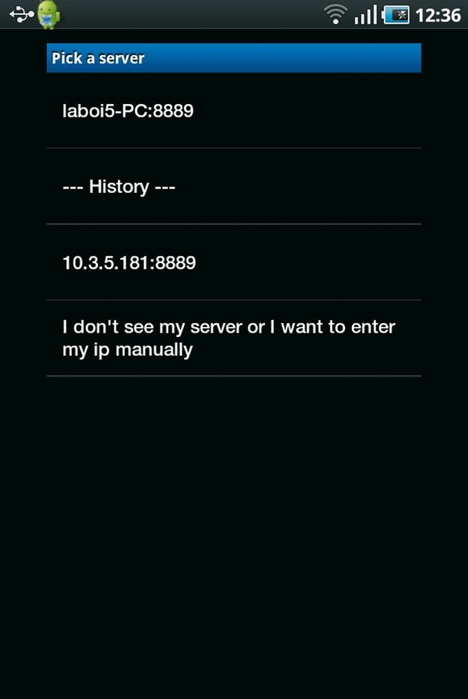 Control remoto smartphones 13