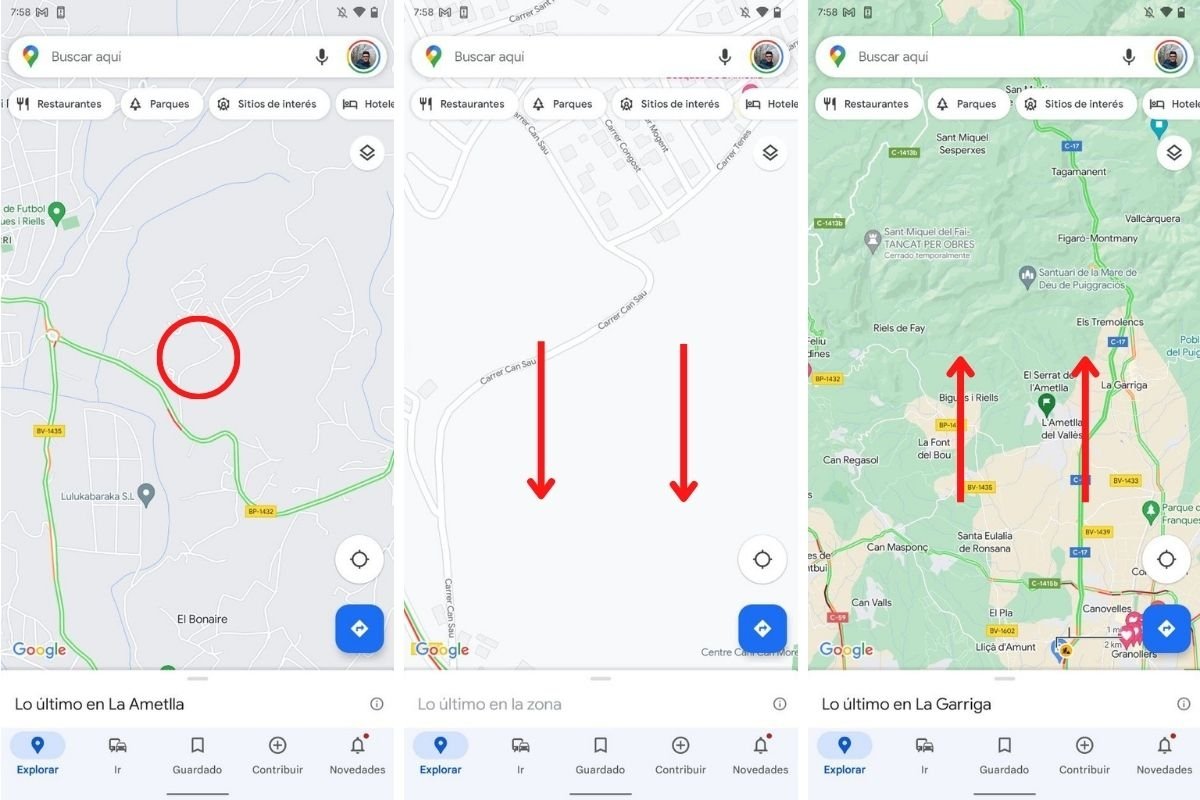 Controlar el zoom con una sola mano en Google Maps