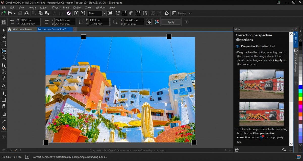 Corrección de perspectiva con CorelDRAW