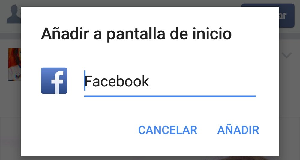 Crear un acceso directo a Facebook desde Chrome para Android es un proceso sumamente sencillo