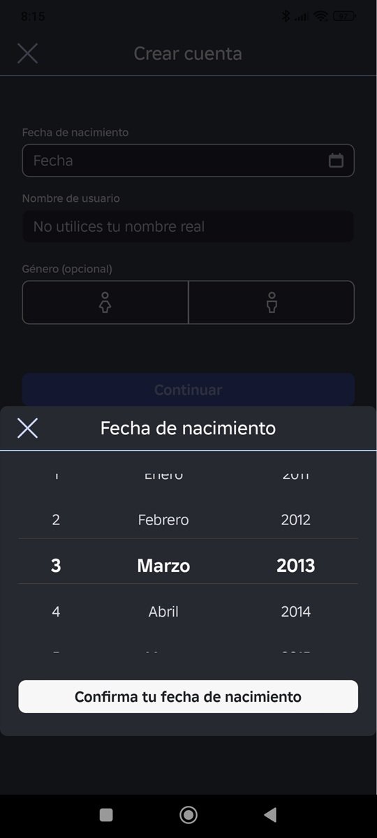 Cualquiera pueda mentir sobre su edad al crear una cuenta en Roblox
