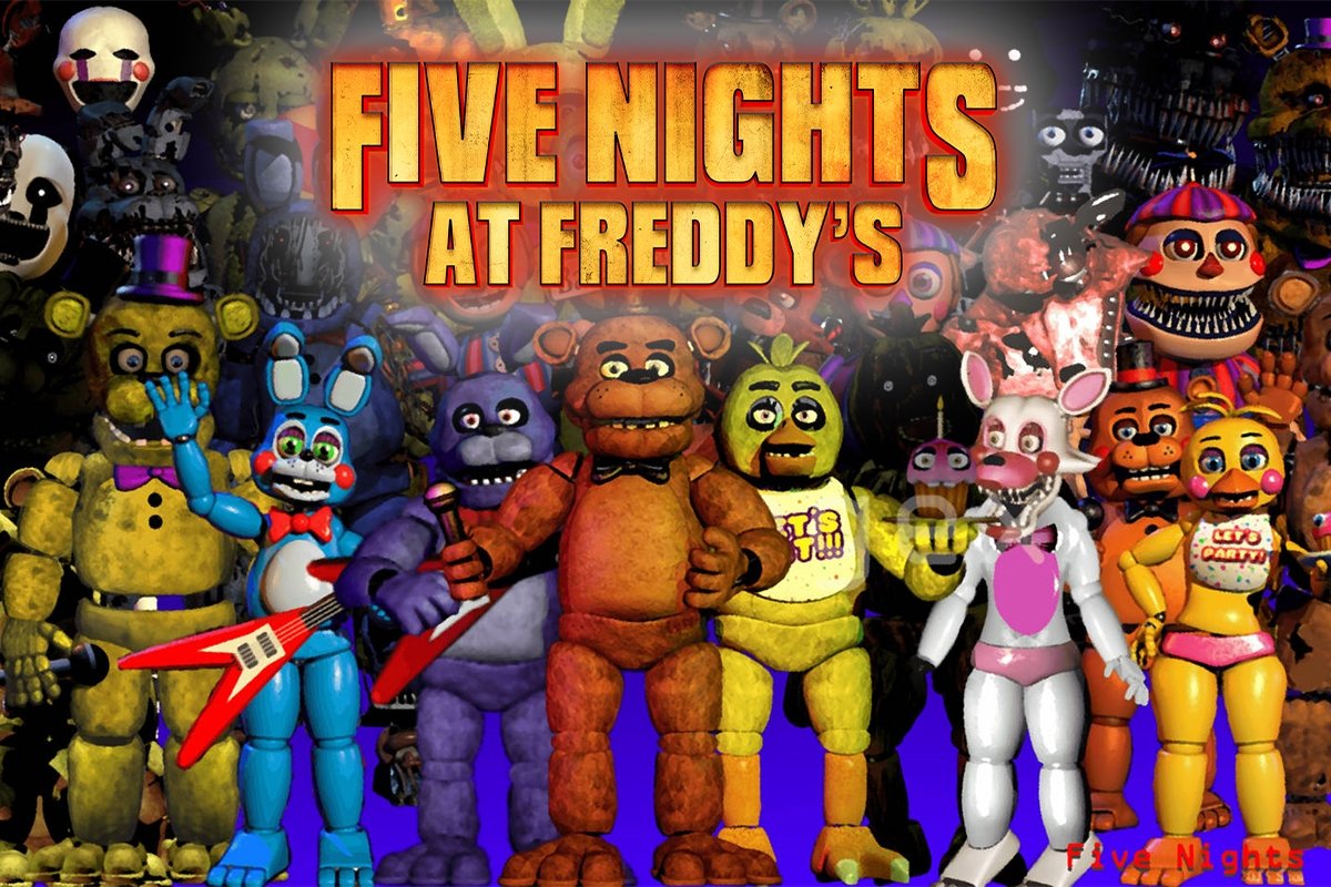 Cuántos animatronics hay en five nights at freddys