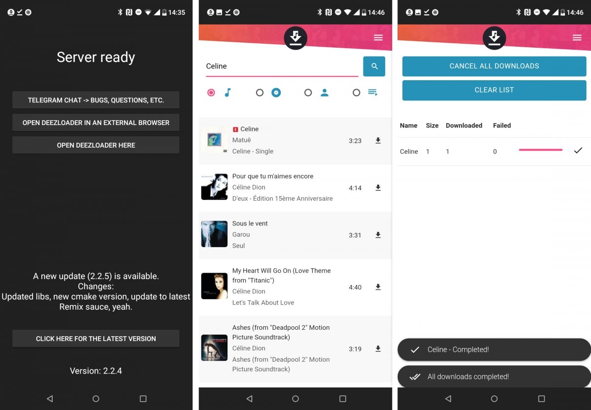 DeezLoader es un gestor de descargas musicales para Android