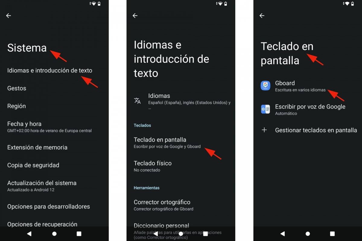 Desactivar el sonido del teclado en Android