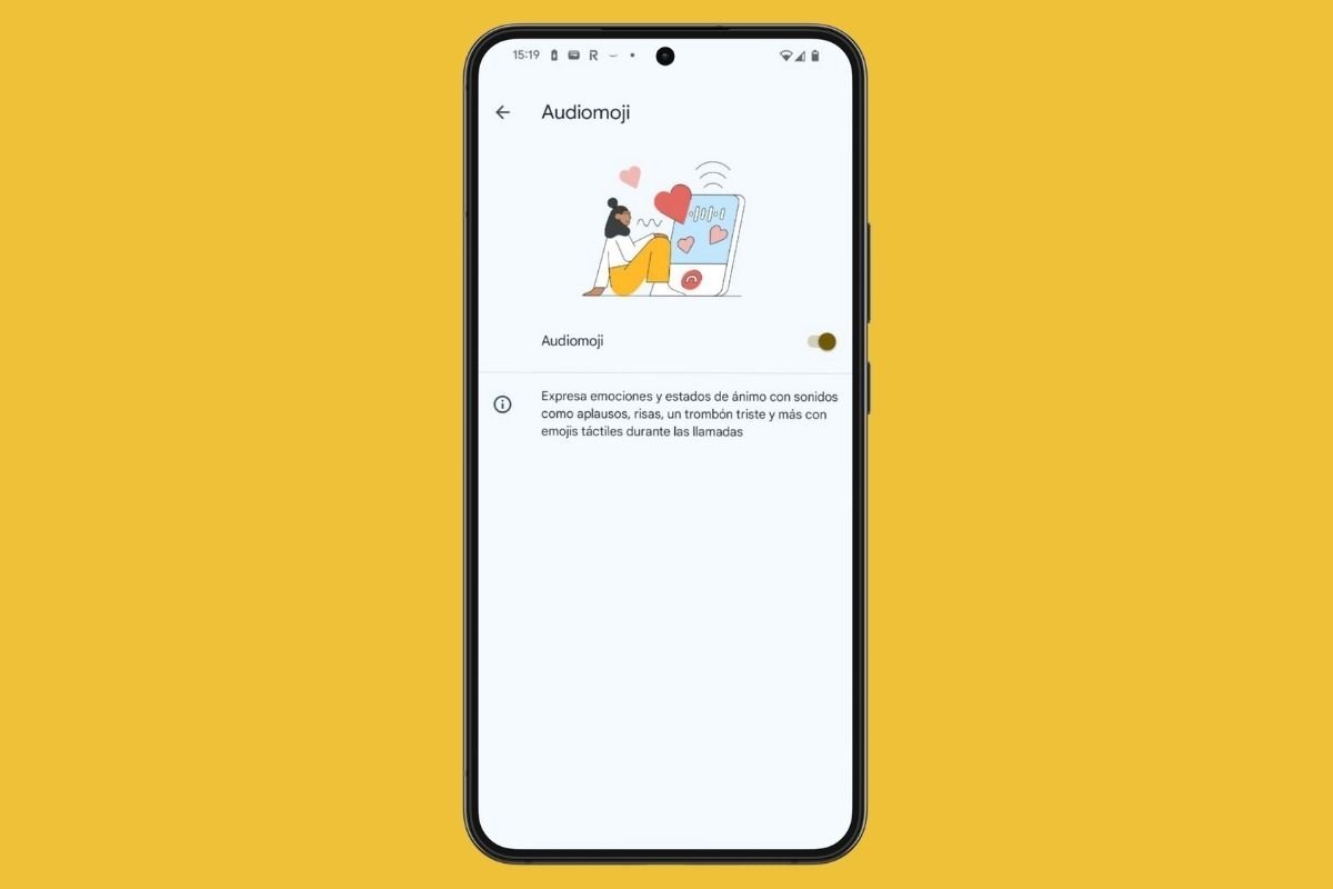 Desactivar los audiomojis en Android