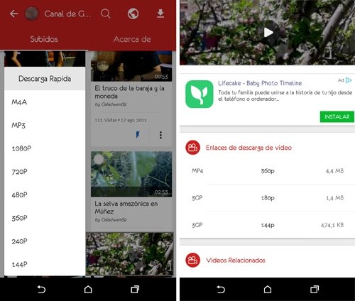 Descarga vídeos y audios a toda pastilla con Videoder.