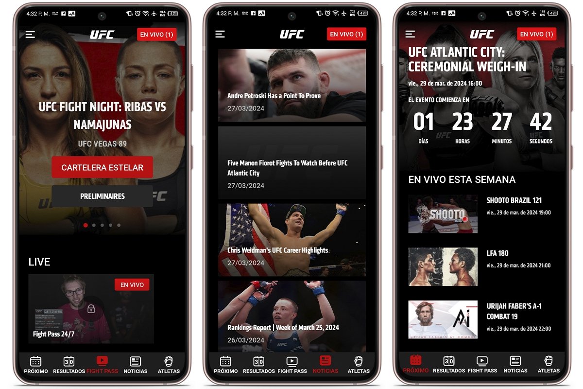Descargar UFC para ver UFC en Android