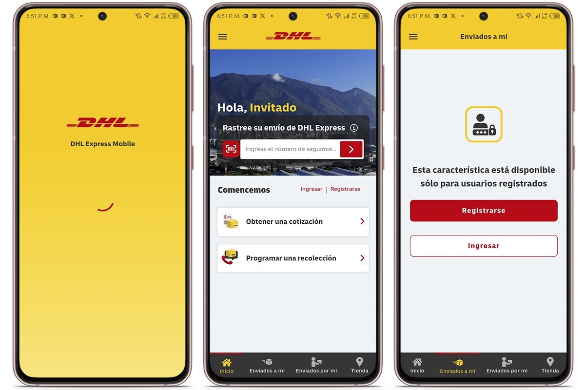 DHL es una empresa de paquetería rápida y confiable