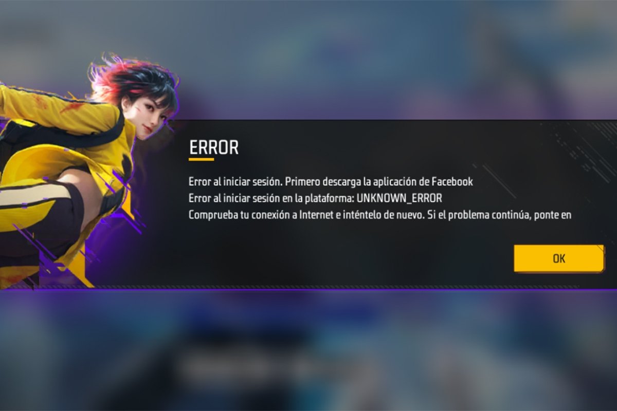 Diferentes opciones de inicio de sesión en Free Fire
