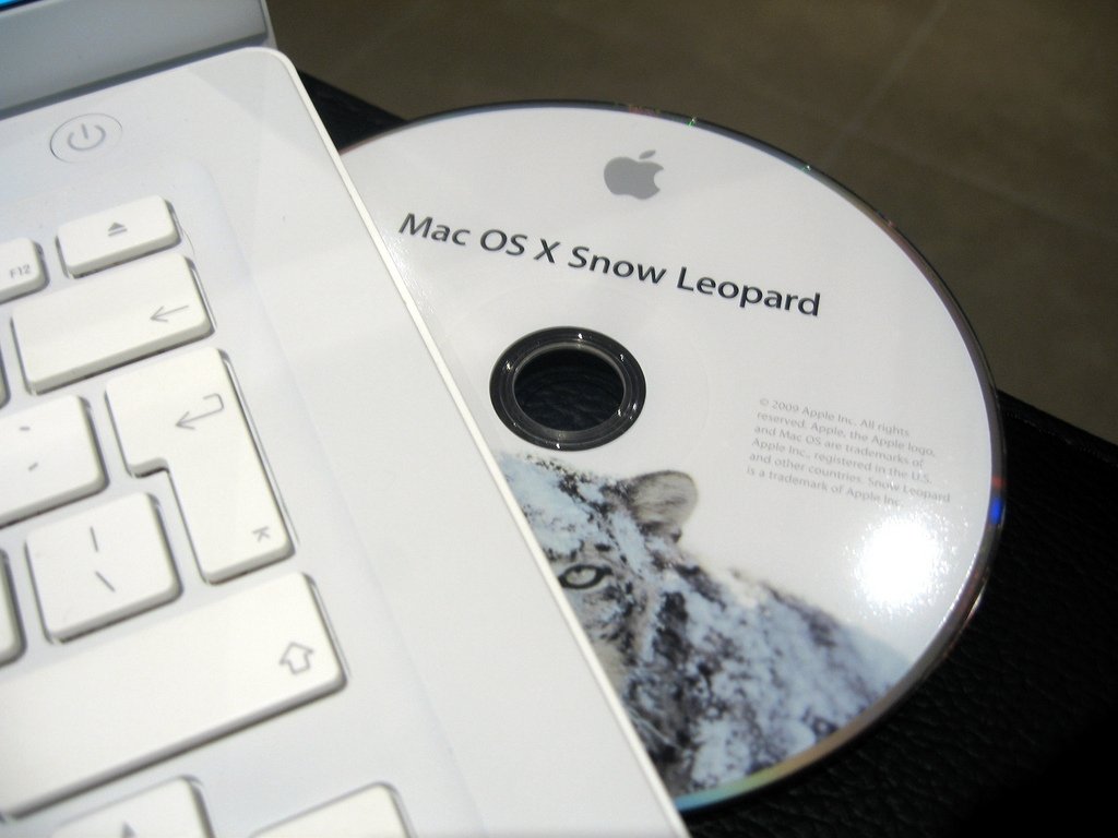 Disco de instalación de Mac OS X 10.6 Snow Leopard