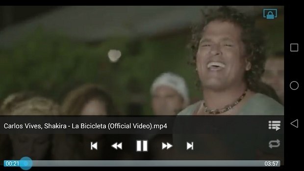 Disfruta de tus vídeos favoritos con el reproductor integrado