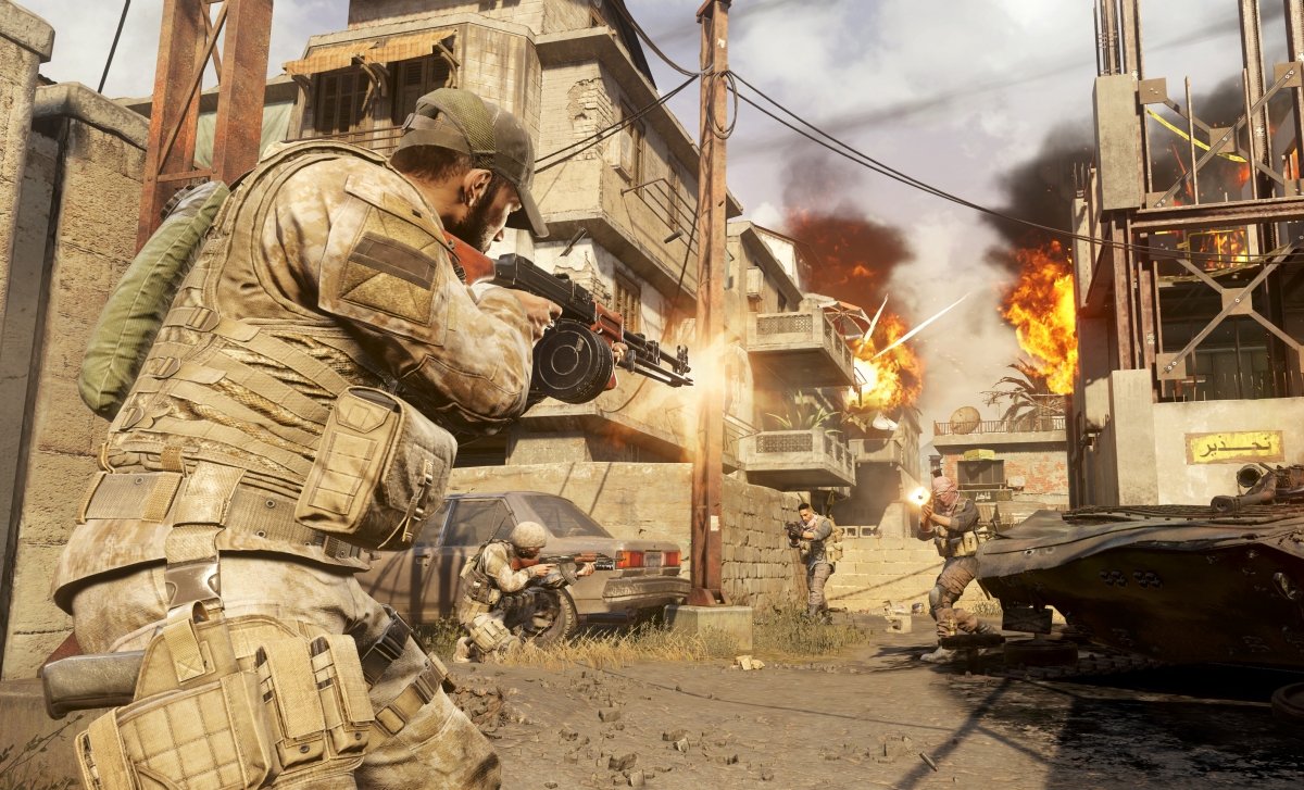 Disparos y explosiones en Call of Duty Modern Warfare