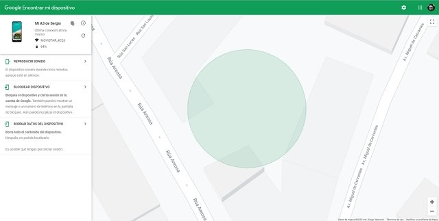Dispositivo geolocalizado