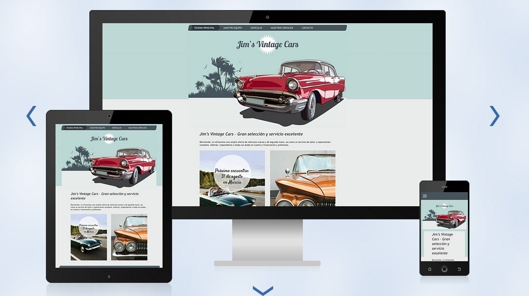 Ejemplo de plantilla HTML adaptable a diferentes dispositivos