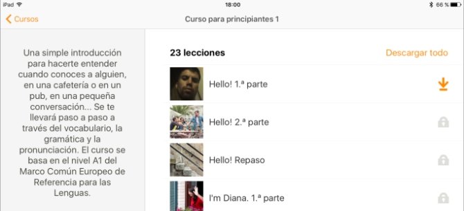 Ejercicios del primer curso de Babbel