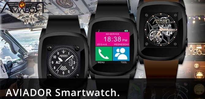 El recién lanzado modelo de smartwatch de AviadoR