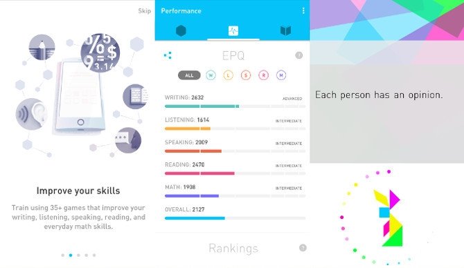Elevate - Trabaja tus habilidades de escritura, lectura y matemáticas