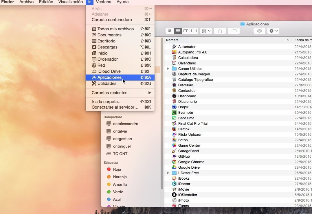 Eliminar MacVX de las Aplicaciones de Mac OS X