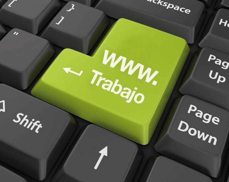 Encuentra trabajo Internet intro