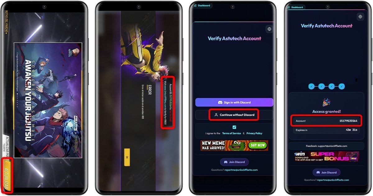Entra al servidor beta en minutos sin complicaciones