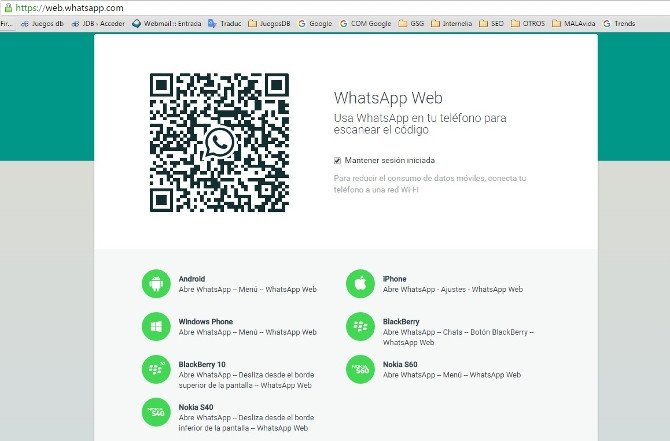 Escanea el Código QR de WhatsApp Web con tu smartphone