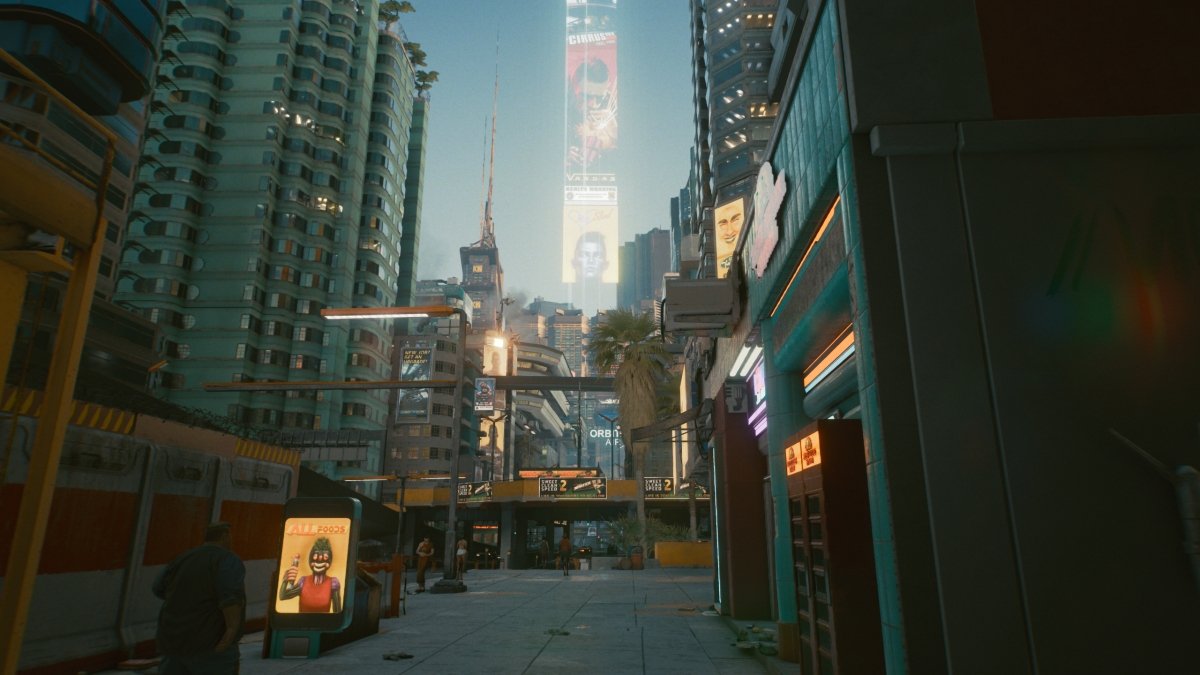 Escena de Cyberpunk 2077