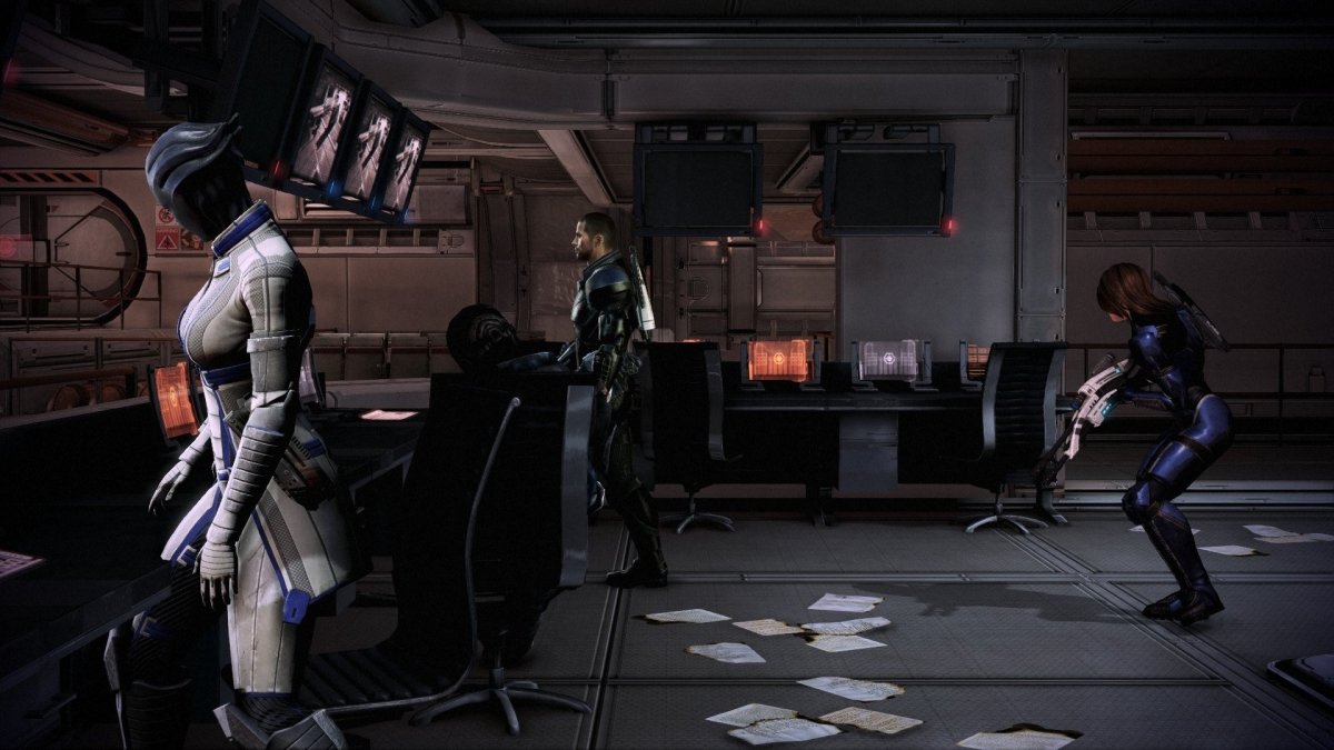 Escena de Mass Effect Legendary Edition